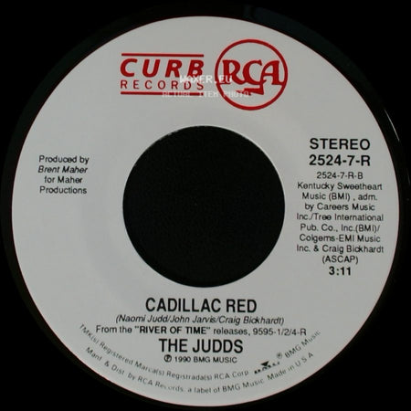 The Judds - Guardian Angels / Cadillac Red side B