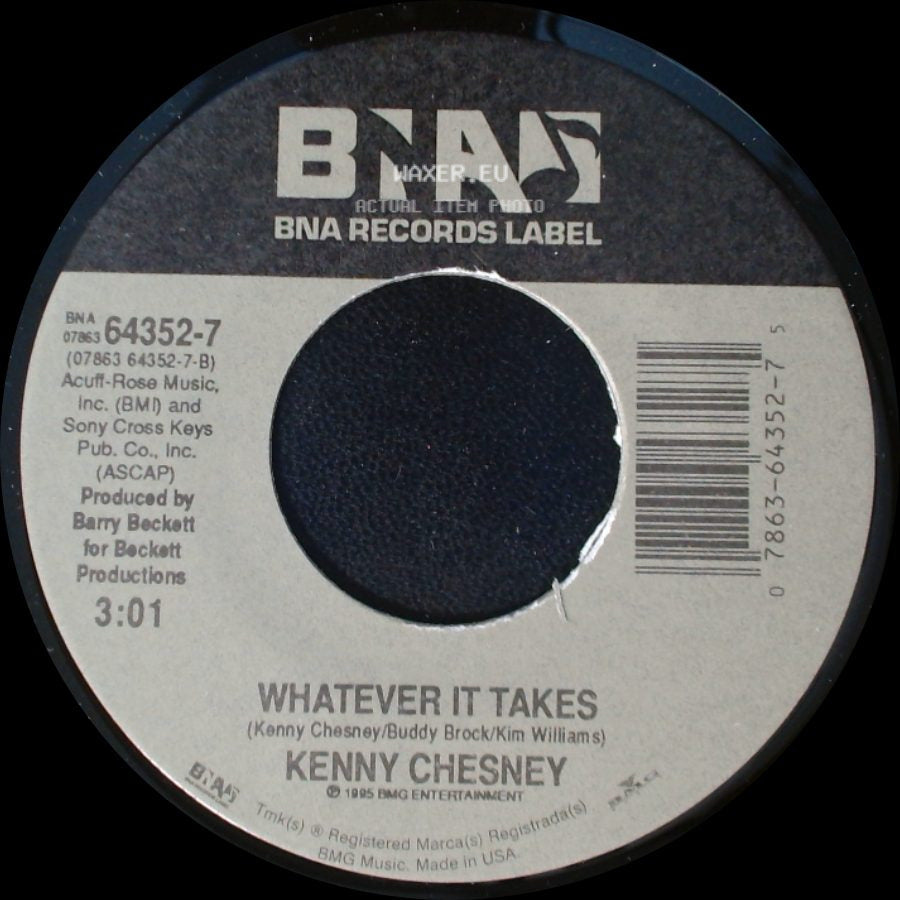 Kenny Chesney - Whatever It Takes / Grandpa Told Me So side A