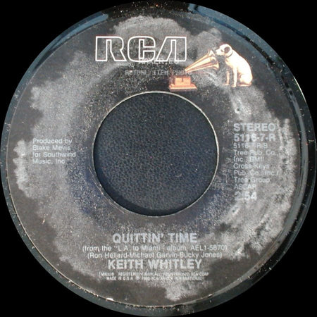 Keith Whitley - Quittin' Time / Hard Livin' side A