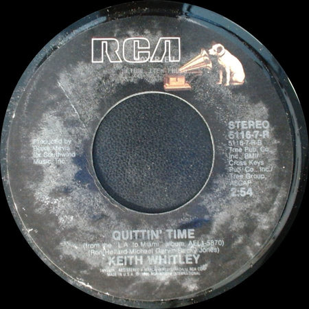 Keith Whitley - Hard Livin' / Quittin' Time side B