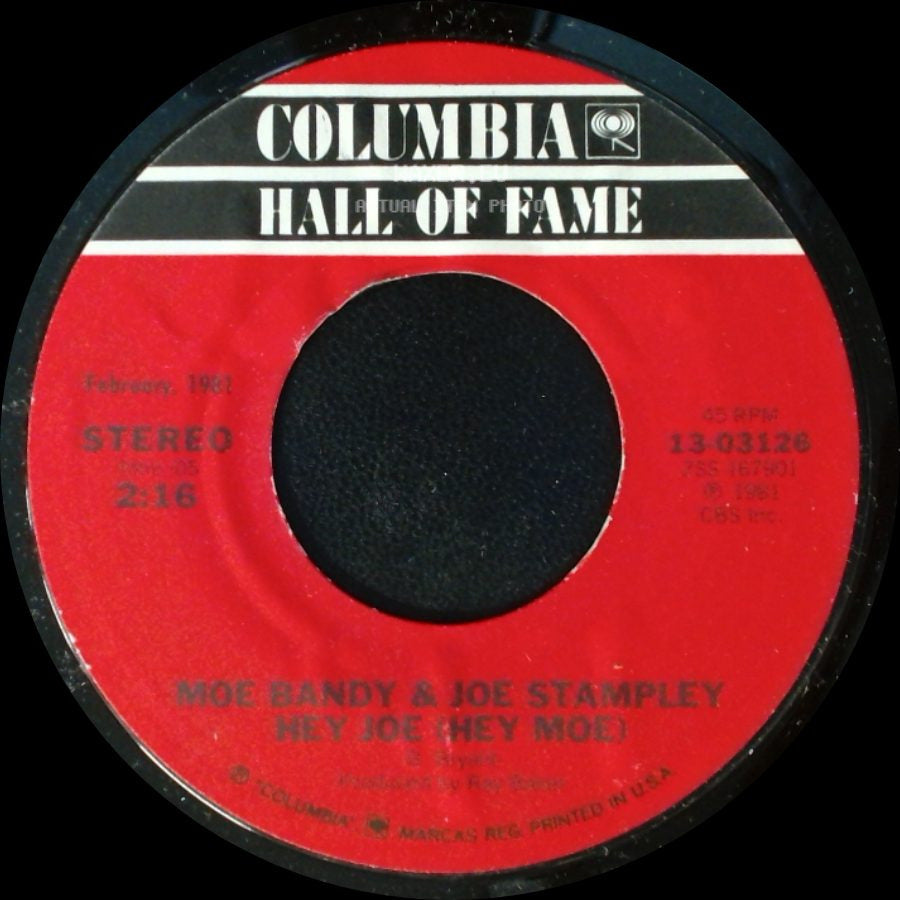 Moe Bandy & Joe Stampley / Moe Bandy - Hey Joe (Hey Moe) / Rodeo Romeo side A