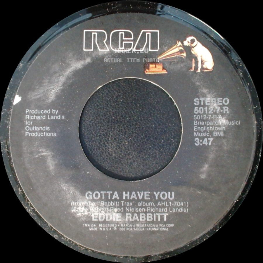 Eddie Rabbitt - Singing In The Subway / Gotta Have You side B