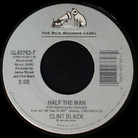Clint Black - A Good Run Of Bad Luck / Half The Man side B