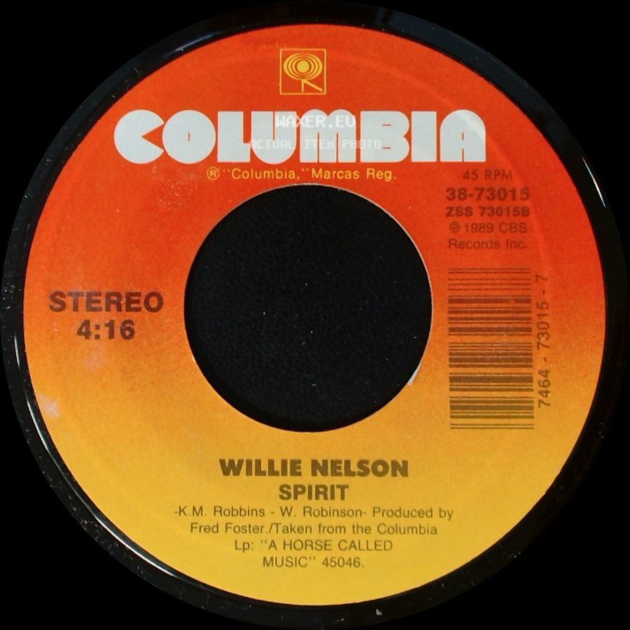 Willie Nelson - There You Are / Spirit side B