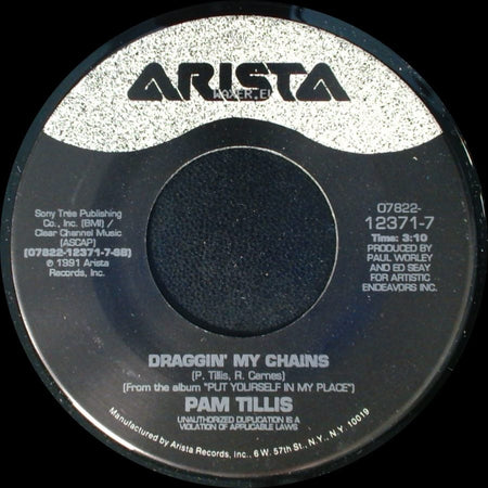 Pam Tillis - Draggin' My Chains / Maybe It Was Memphis side A