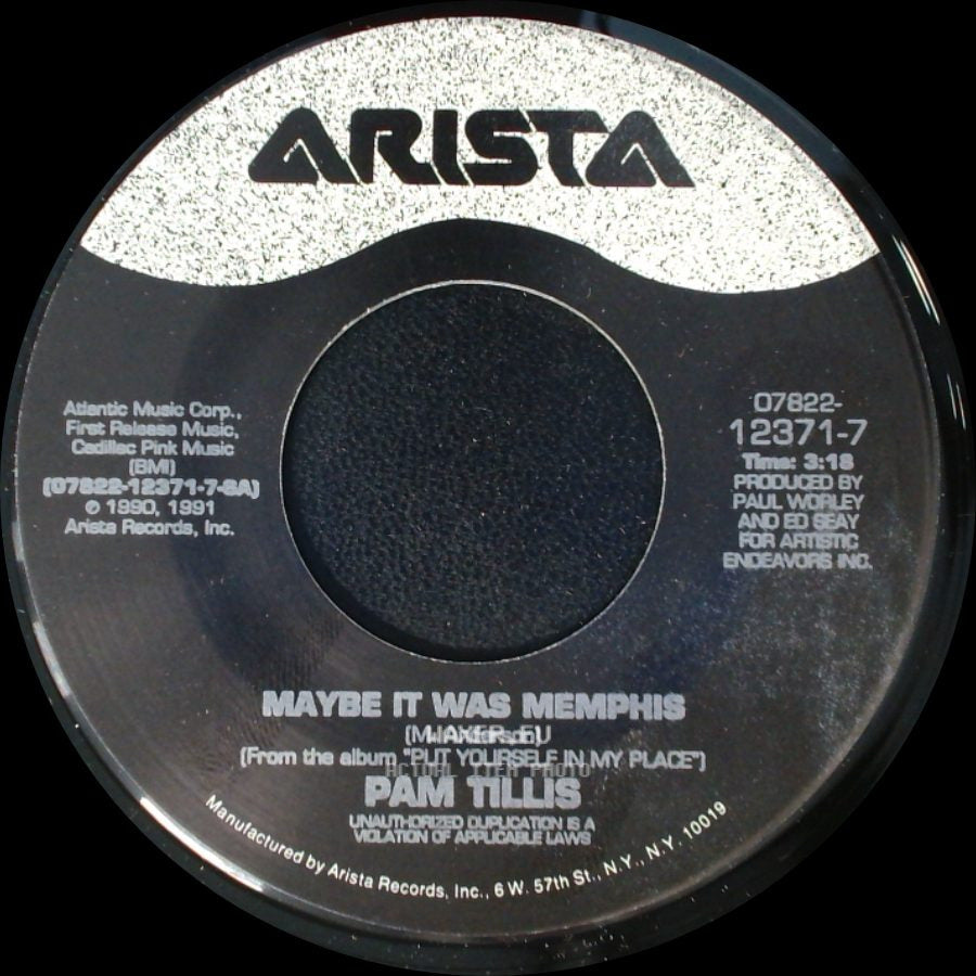 Pam Tillis - Draggin' My Chains / Maybe It Was Memphis side B