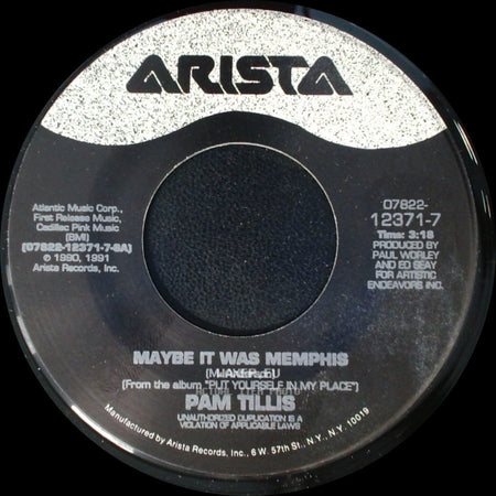 Pam Tillis - Draggin' My Chains / Maybe It Was Memphis side B