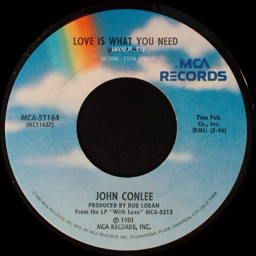 John Conlee - Love Is What You Need / Miss Emily's Picture side A