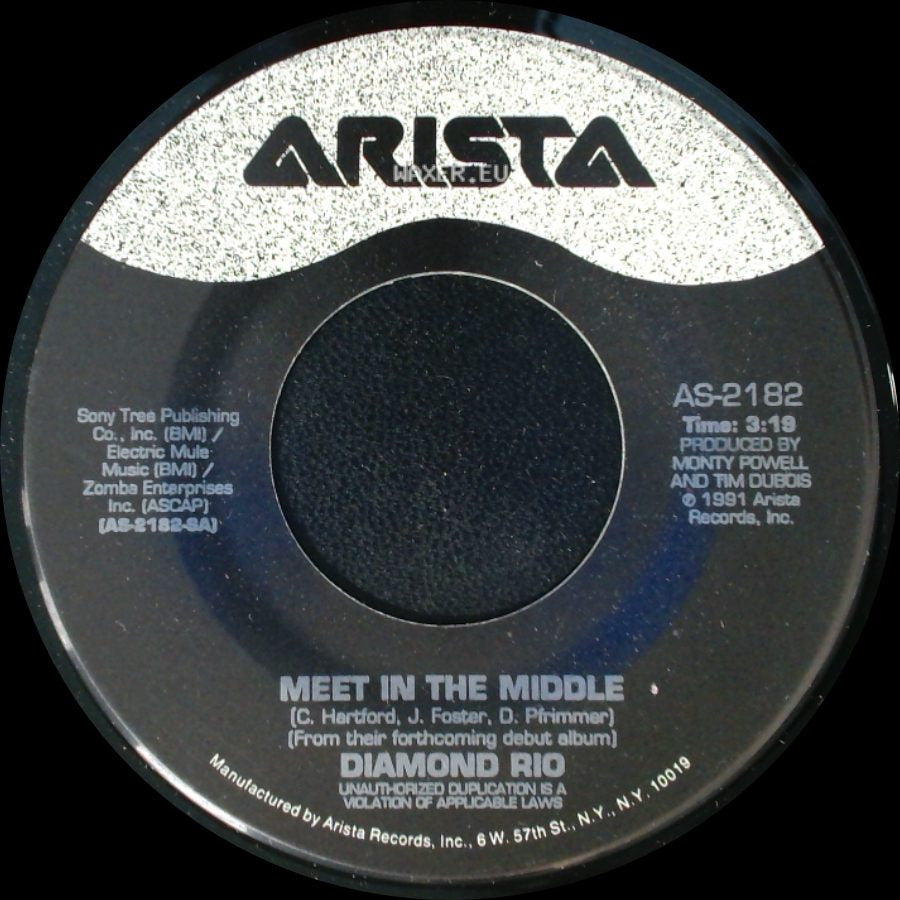 Diamond Rio - Meet In The Middle / The Ballad Of Conley And Billy (The Proof's In The Pickin') side A