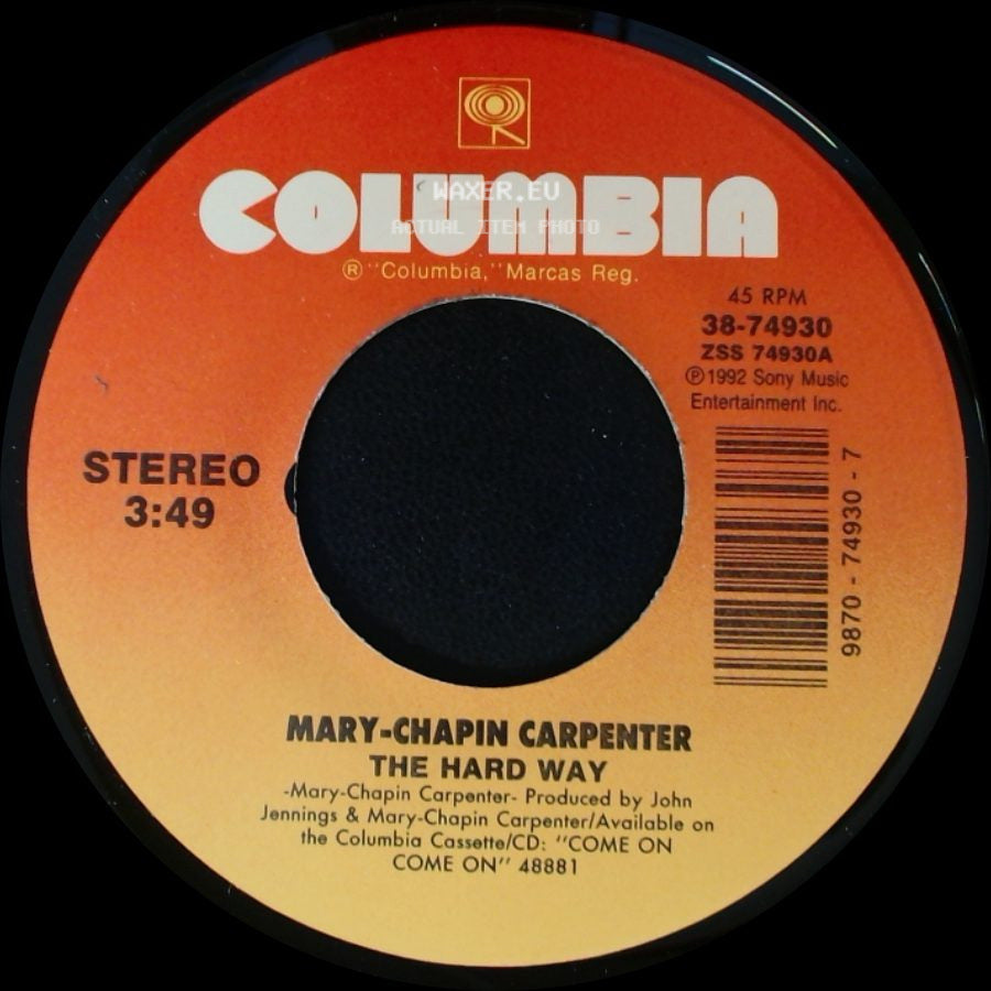 Mary-Chapin Carpenter - Goodbye Again / The Hard Way side B
