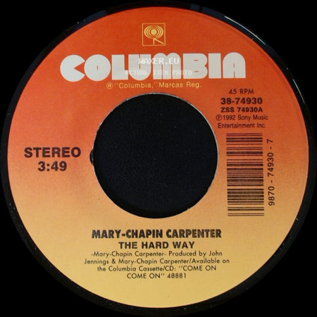 Mary-Chapin Carpenter - Goodbye Again / The Hard Way side B