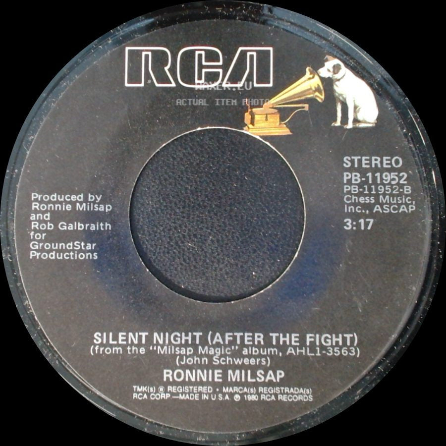 Ronnie Milsap - My Heart / Silent Night (After The Fight) side B