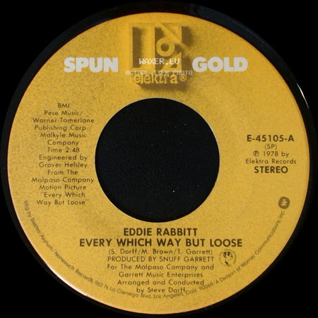 Eddie Rabbitt - Every Which Way But Loose / Suspicions side A