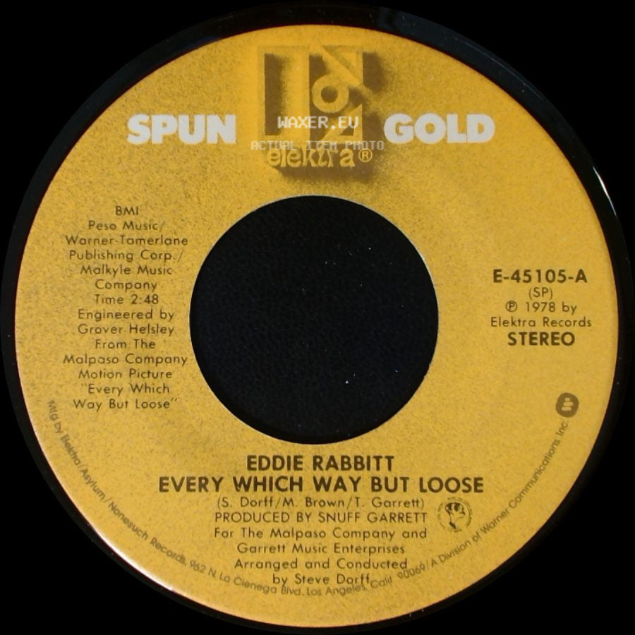 Eddie Rabbitt - Every Which Way But Loose / Suspicions side A