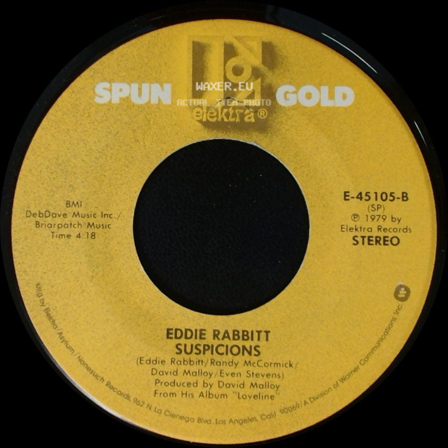 Eddie Rabbitt - Every Which Way But Loose / Suspicions side B