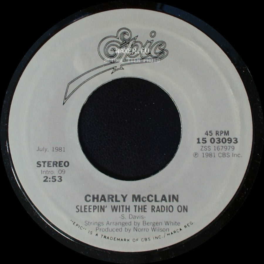 Charly Mcclain - Sleepin' With The Radio On / Surround Me With Love side A
