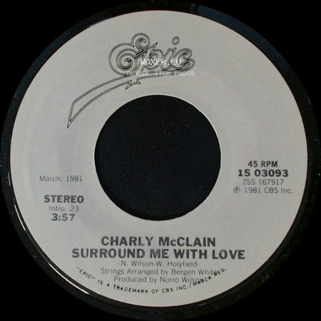 Charly Mcclain - Sleepin' With The Radio On / Surround Me With Love side B