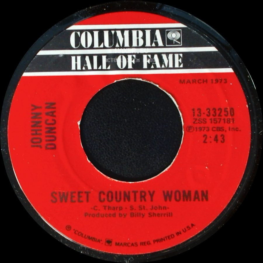 Johnny Duncan - Sweet Country Woman / Here We Go Again side A