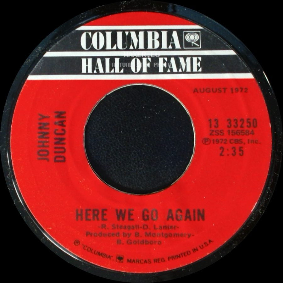 Johnny Duncan - Sweet Country Woman / Here We Go Again side B
