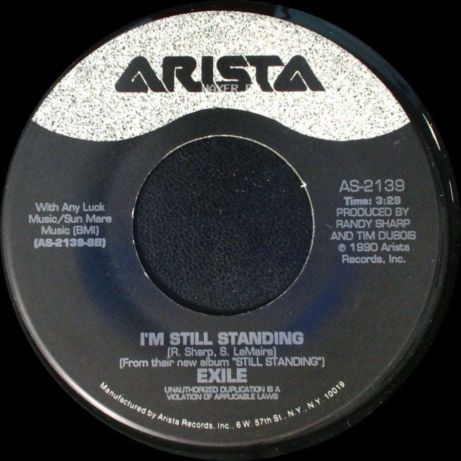 Exile - There You Go / I'm Still Standing side B