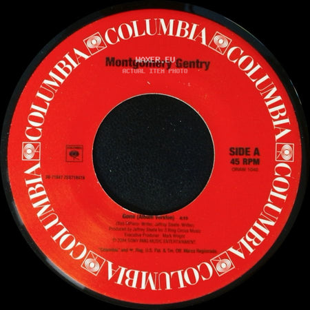 Montgomery Gentry - Gone (Album Version) / If You Ever Stop Loving Me (Album Version) side A