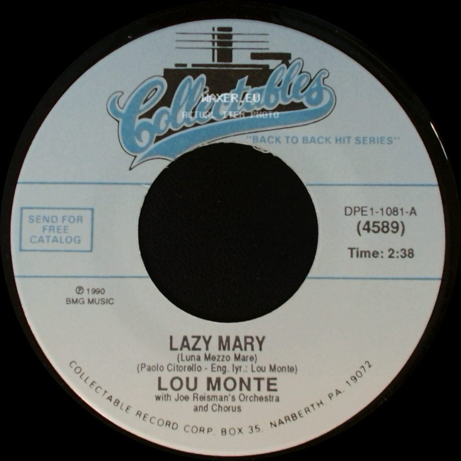Lou Monte - Lazy Mary / The Sheik Of Araby side A