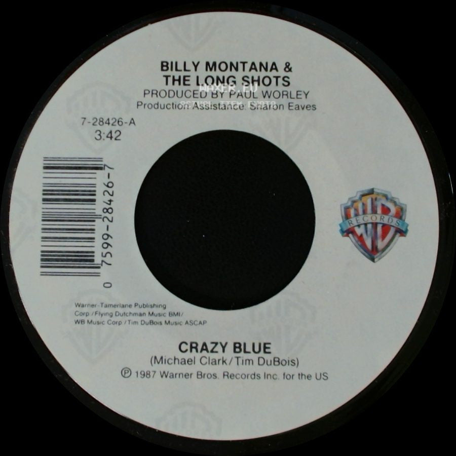 Billy Montana & The Long Shots - Crazy Blue / That's The Bottom Line side A