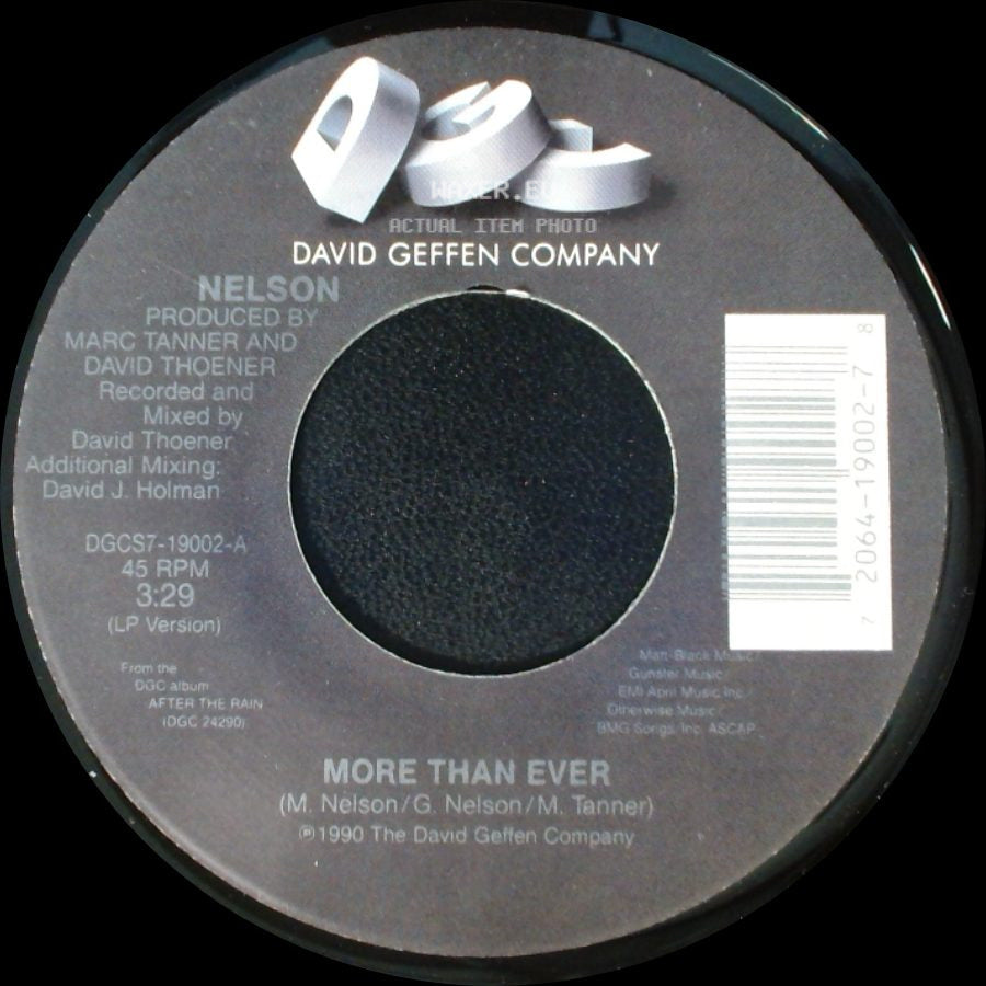 Nelson - More Than Ever / Keep One Heart side A