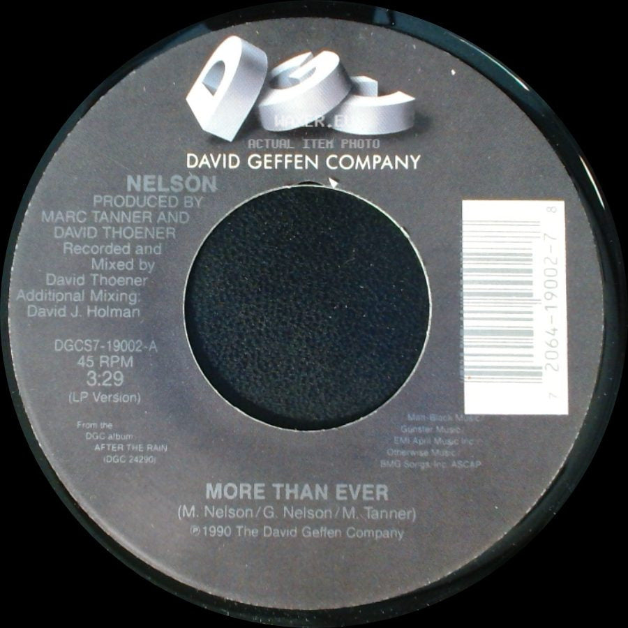 Nelson - More Than Ever / Keep One Heart side A