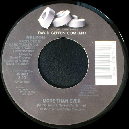 Nelson - More Than Ever / Keep One Heart side A