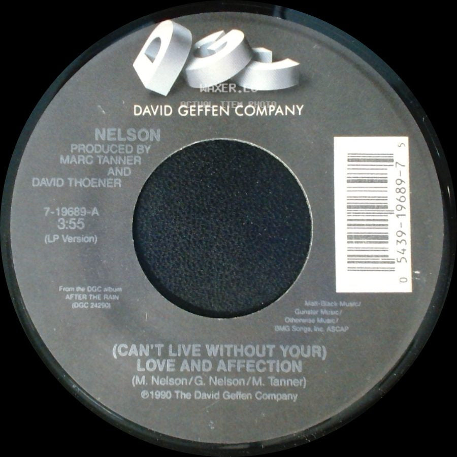 Nelson - (Can't Live Without Your) Love And Affection / Will You Love Me? side A
