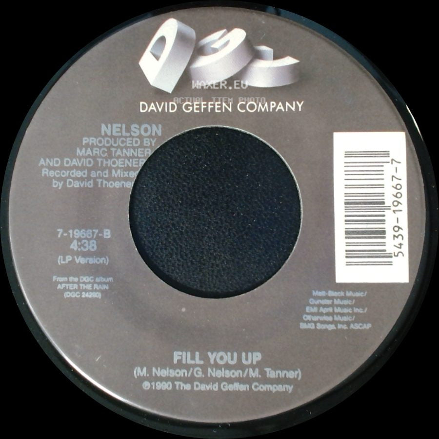 Nelson - After The Rain / Fill You Up side B