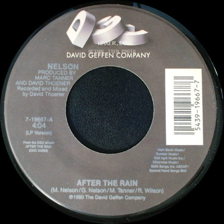 Nelson - After The Rain / Fill You Up side A