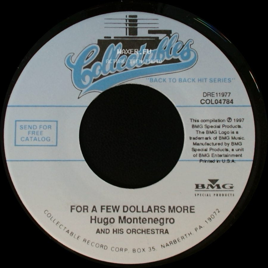 Hugo Montenegro And His Orchestra - For A Few Dollars More / The Good, The Bad And The Ugly side A