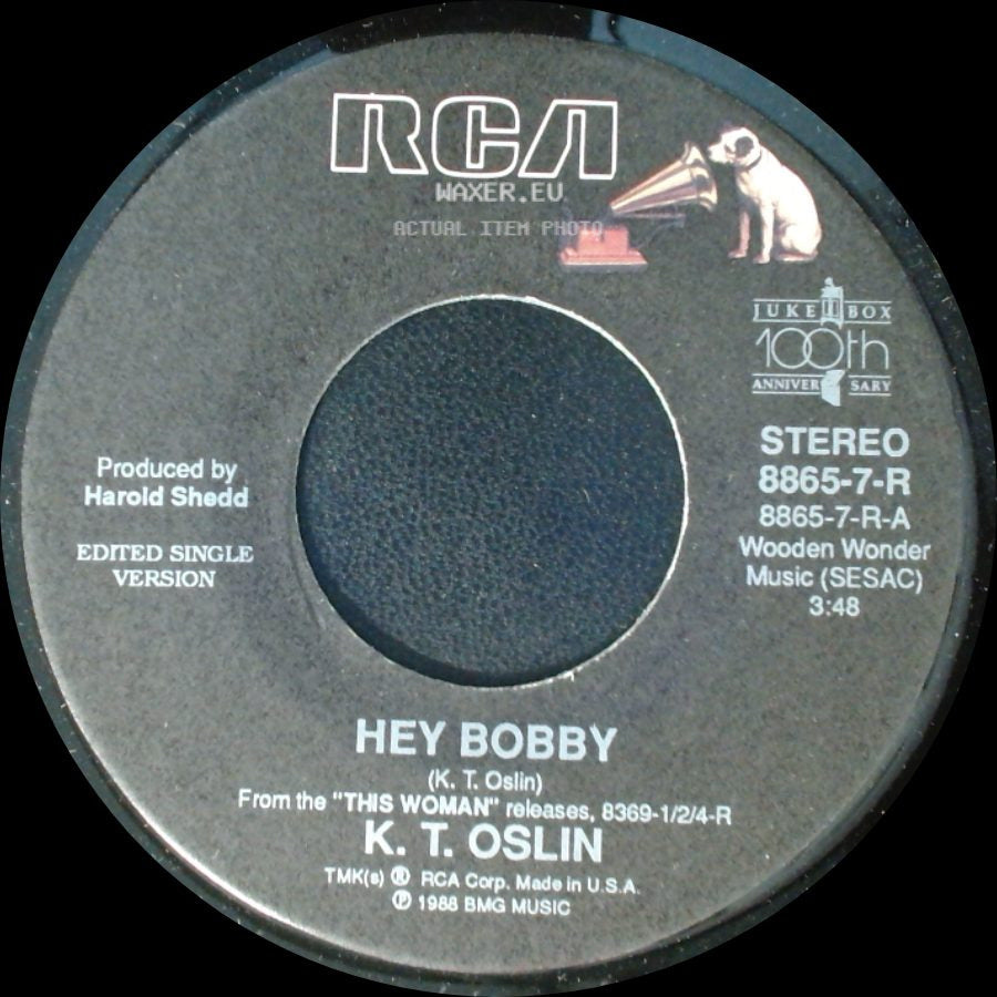 K. T. Oslin - Hey Bobby / Where Is A Woman To Go side A
