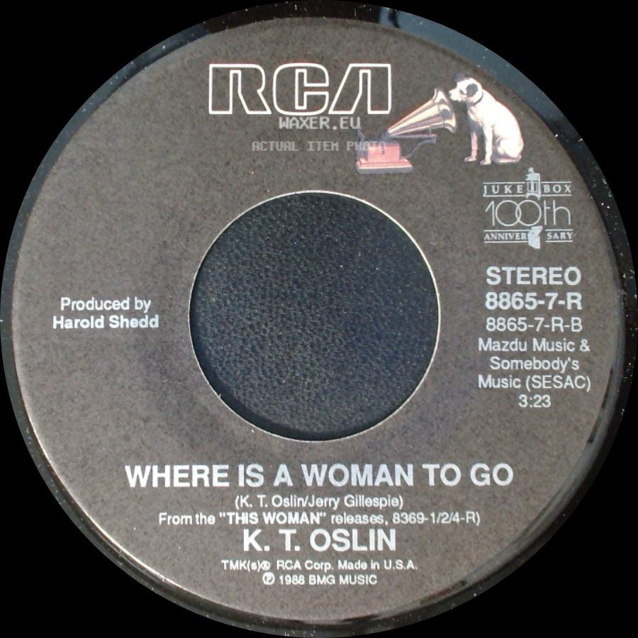 K. T. Oslin - Hey Bobby / Where Is A Woman To Go side B