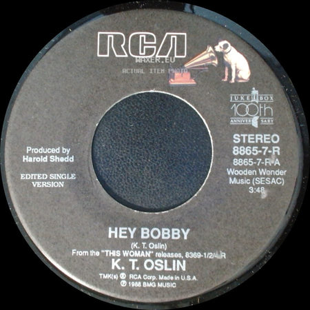 K. T. Oslin - Where Is A Woman To Go / Hey Bobby side B