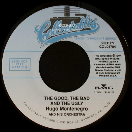 Hugo Montenegro And His Orchestra - For A Few Dollars More / The Good, The Bad And The Ugly side B