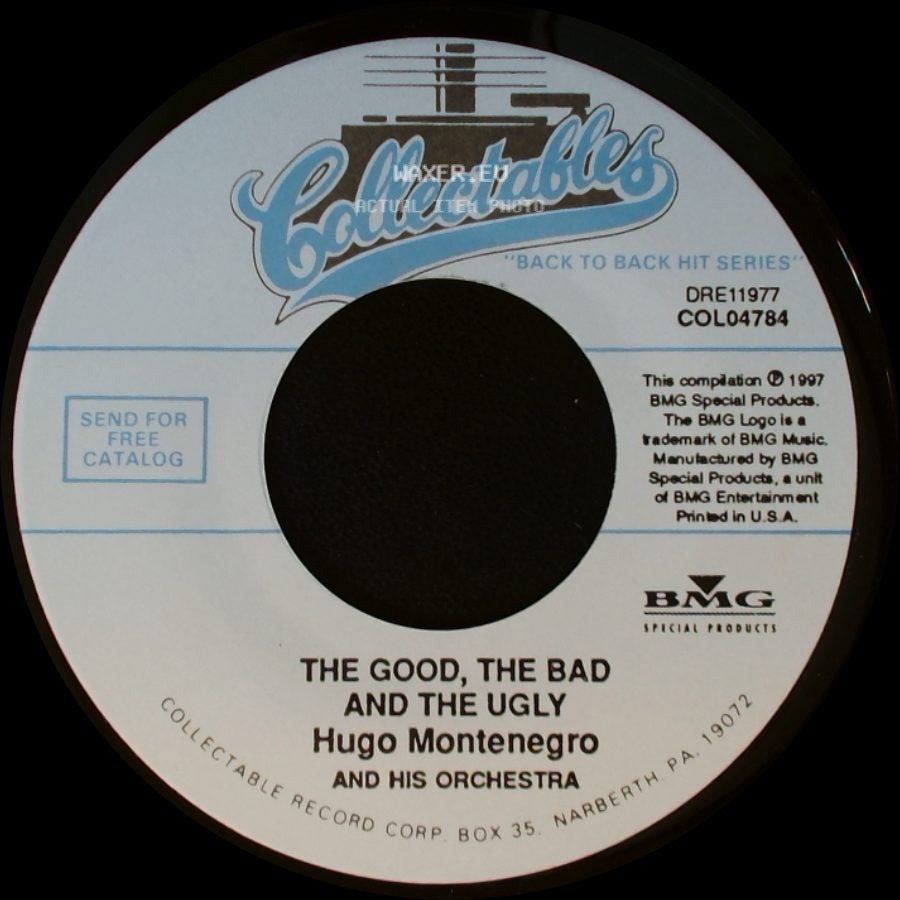Hugo Montenegro And His Orchestra - For A Few Dollars More / The Good, The Bad And The Ugly side B