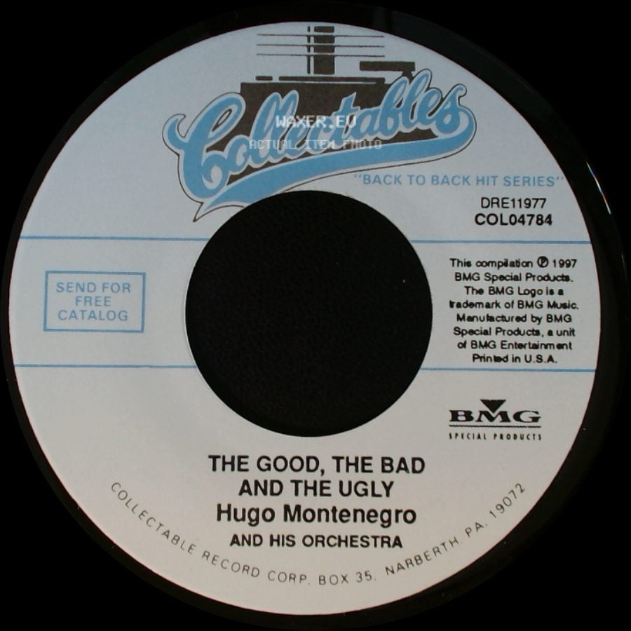 Hugo Montenegro - The Good, The Bad And The Ugly / For A Few Dollars More side A