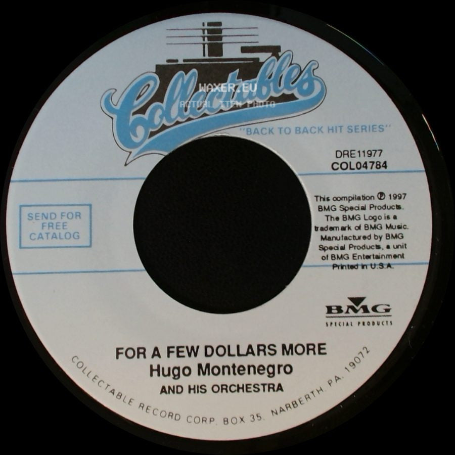 Hugo Montenegro And His Orchestra / Hugo Montenegro - The Good, The Bad And The Ugly / For A Few Dollars More side B