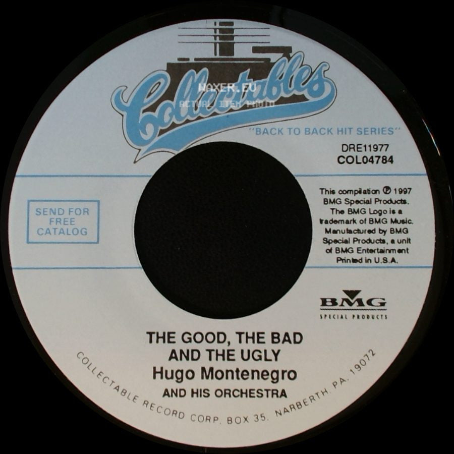 Hugo Montenegro And His Orchestra - For A Few Dollars More / The Good, The Bad And The Ugly side B