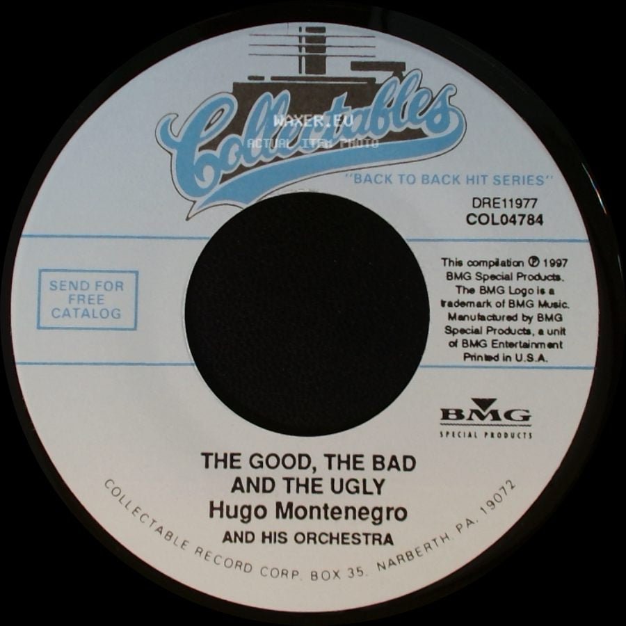 Hugo Montenegro And His Orchestra - For A Few Dollars More / The Good, The Bad And The Ugly side B