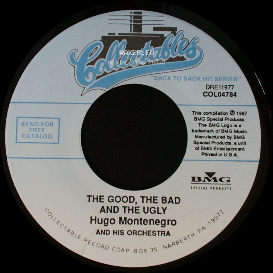 Hugo Montenegro And His Orchestra - The Good, The Bad And The Ugly / For A Few Dollars More side A