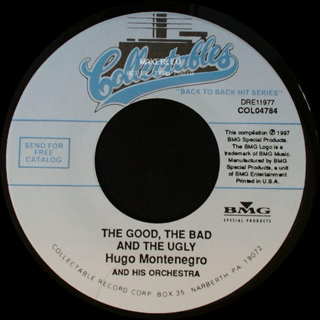 Hugo Montenegro And His Orchestra - The Good, The Bad And The Ugly / For A Few Dollars More side A