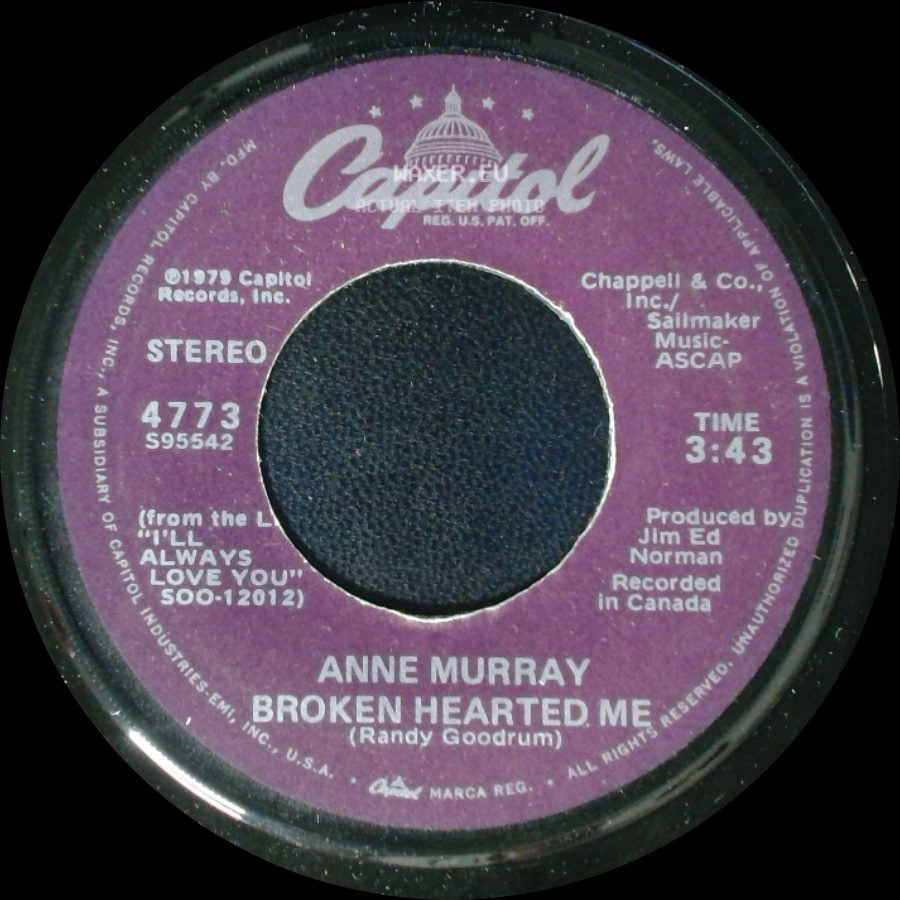 Anne Murray - Broken Hearted Me / Why Don't You Stick Around side A