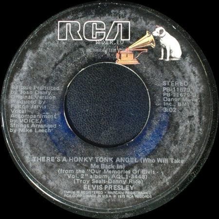 Elvis Presley - There's A Honky Tonk Angel (Who Will Take Me Back In) / I Got A Feelin' In My Body side A