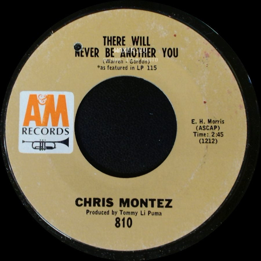 Chris Montez - You Can Hurt The One You Love / There Will Never Be Another You side B