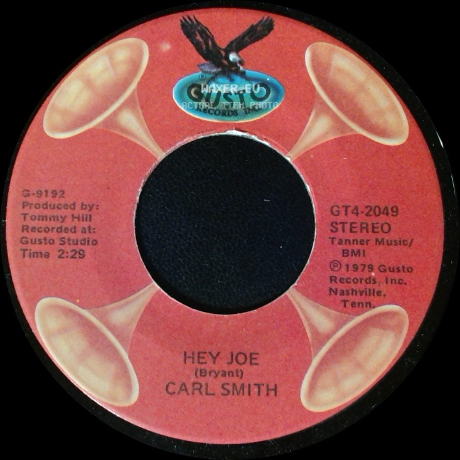 Carl Smith - Hey Joe / I Overlooked An Orchid side A