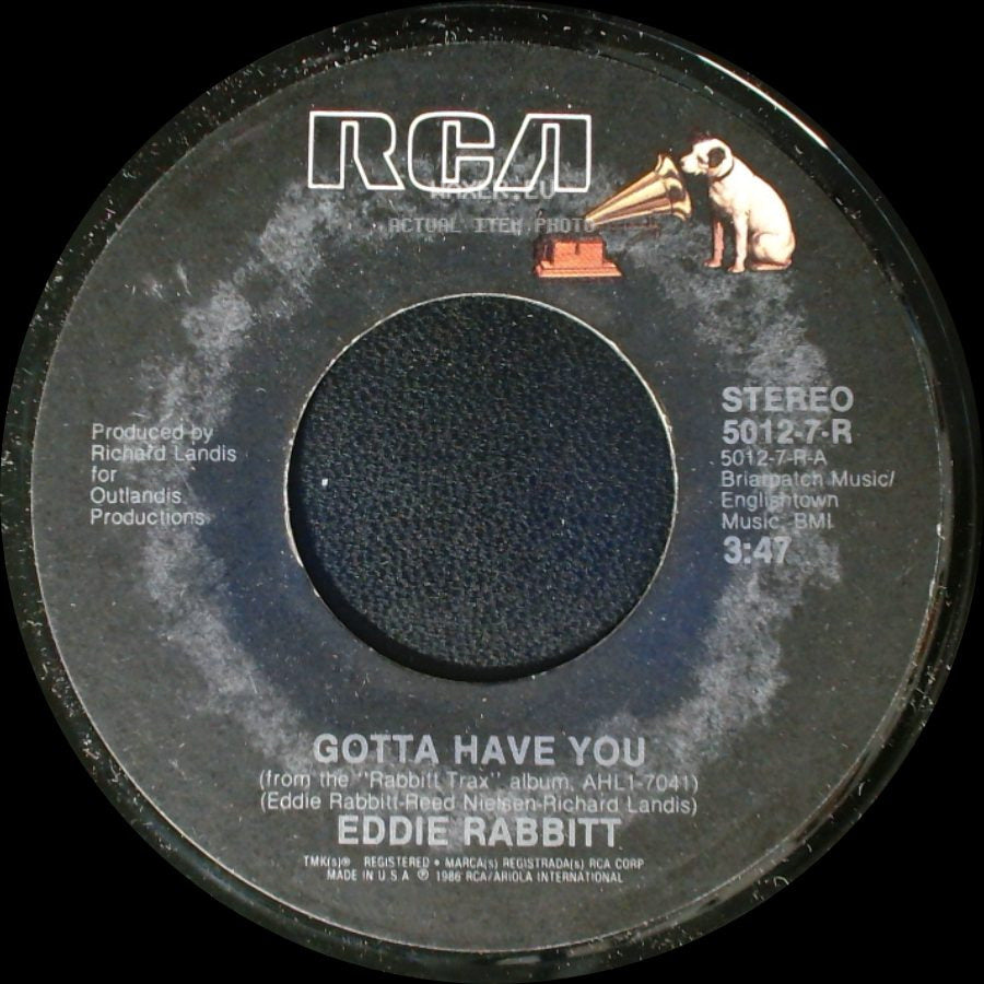 Eddie Rabbitt - Gotta Have You / Singing In The Subway side A